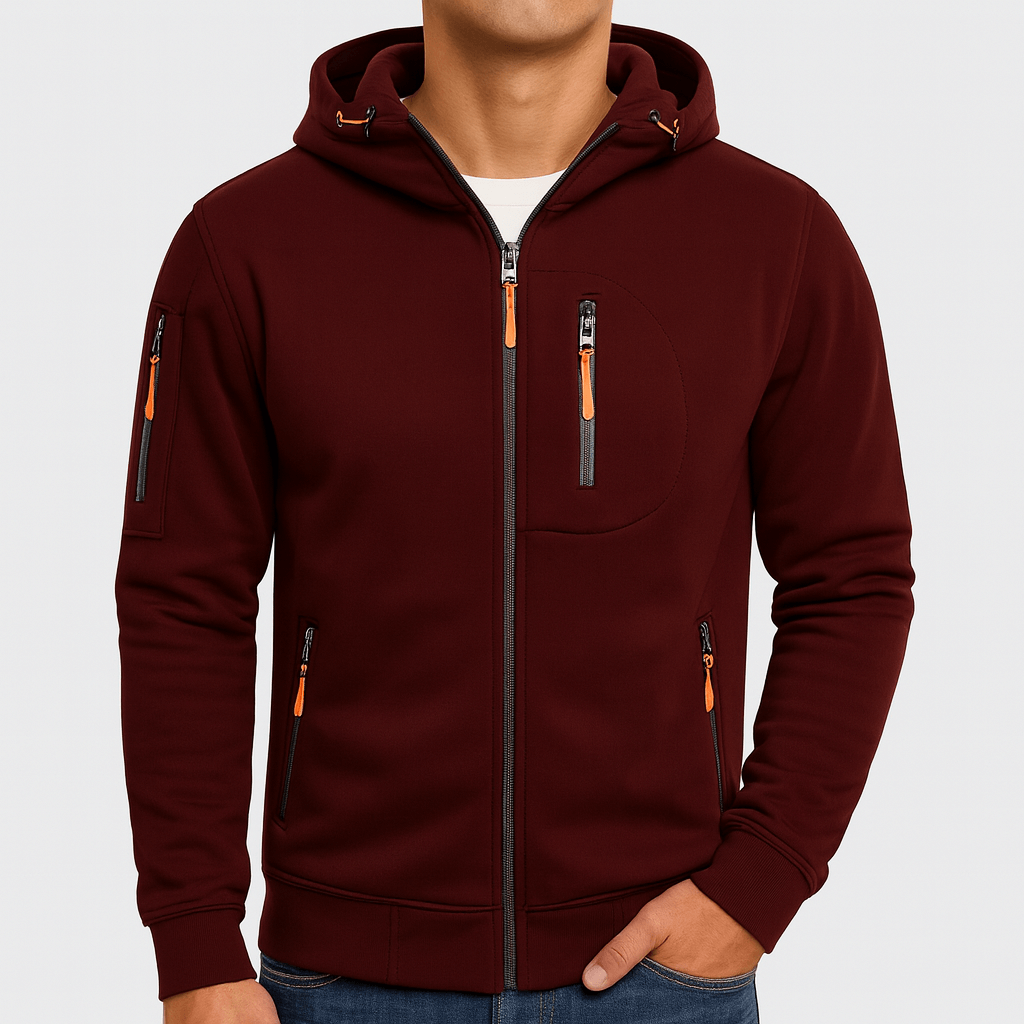 Soviska | Nowoczesna kurtka z kapturem-Kurtki-Soviska-Khaki-S-Soviska