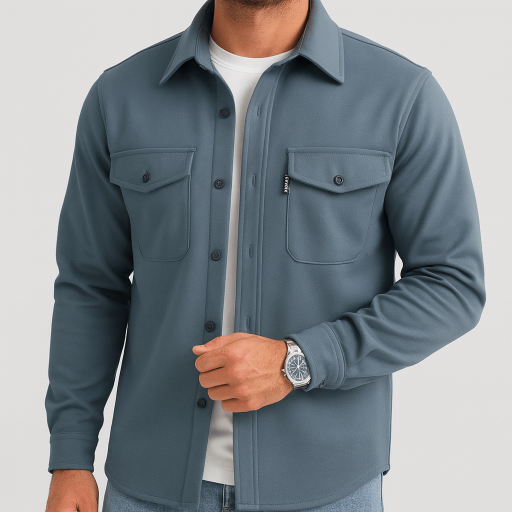 Soviska | Nowoczesny design koszula męska-Koszule-Soviska-Beżowy-S-Soviska