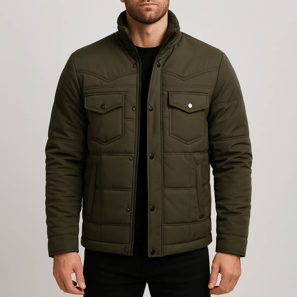 Soviska | Ocieplana pikowana kurtka-Kurtki-Soviska-Czarny-XS-Soviska