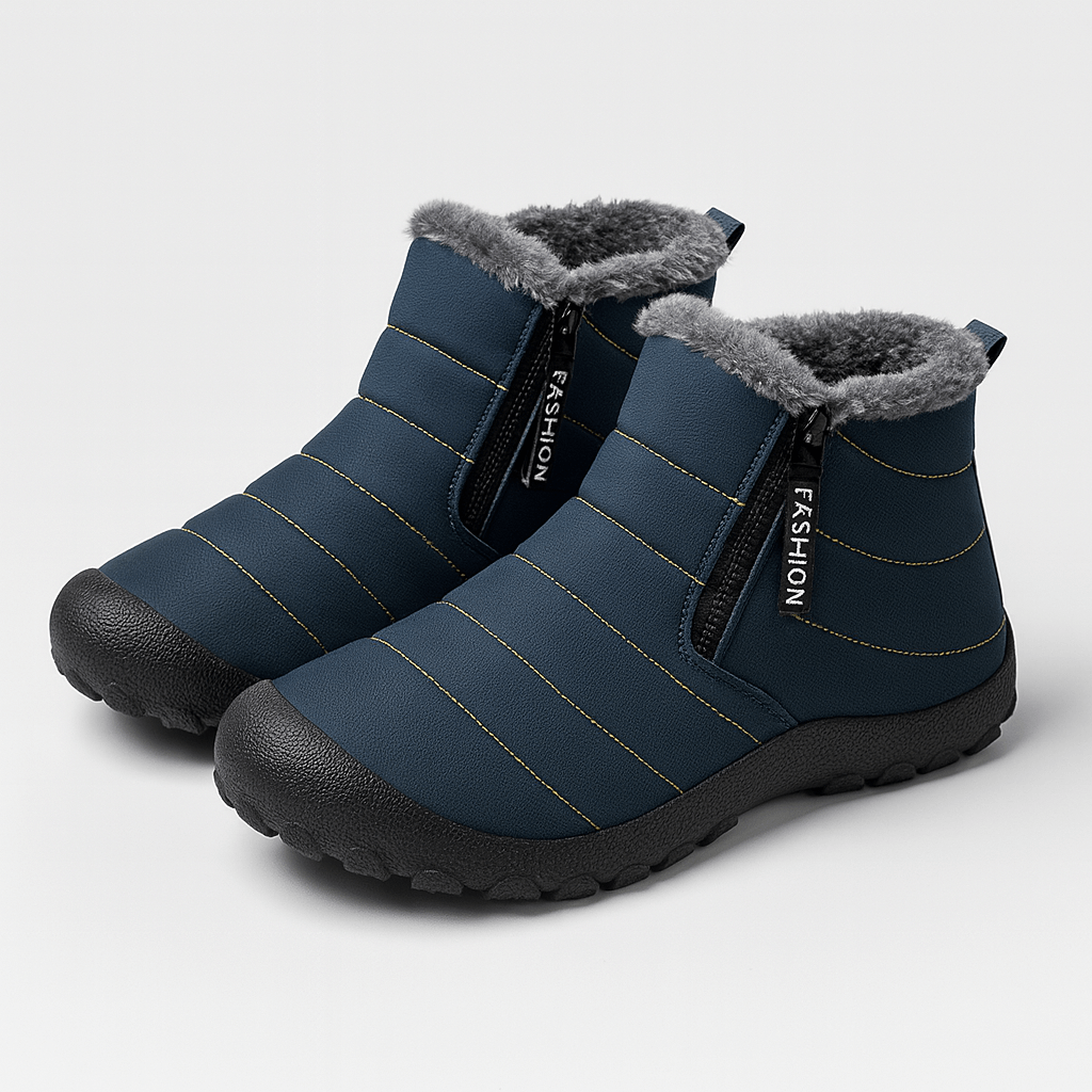 Soviska | Ocieplane buty zimowe z wodoodpornym materiałem i antypoślizgową podeszwą-Buty na zewnątrz-Soviska-Czarny-39-Soviska