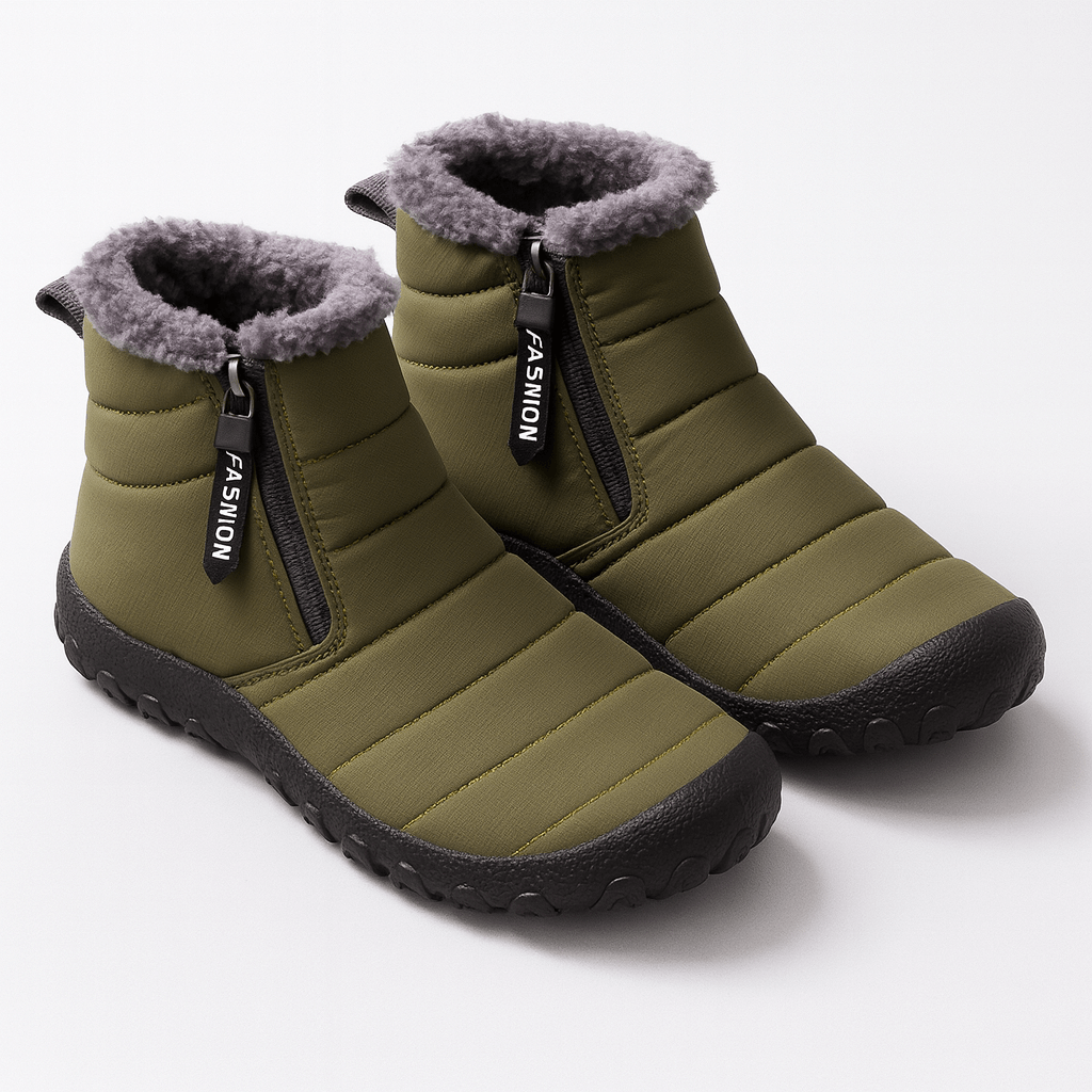 Soviska | Ocieplane buty zimowe z wodoodpornym materiałem i antypoślizgową podeszwą-Buty na zewnątrz-Soviska-Czarny-39-Soviska