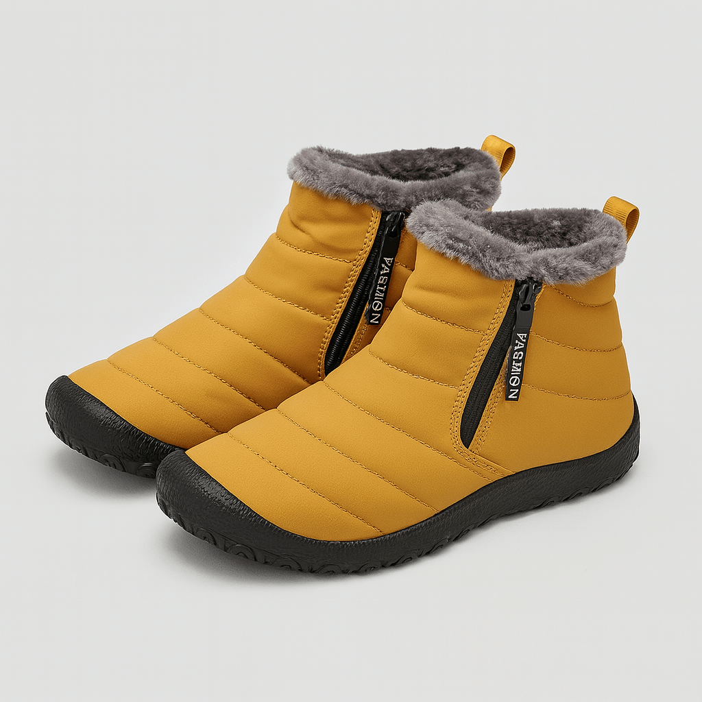 Soviska | Ocieplane buty zimowe z wodoodpornym materiałem i antypoślizgową podeszwą-Buty na zewnątrz-Soviska-Czarny-39-Soviska