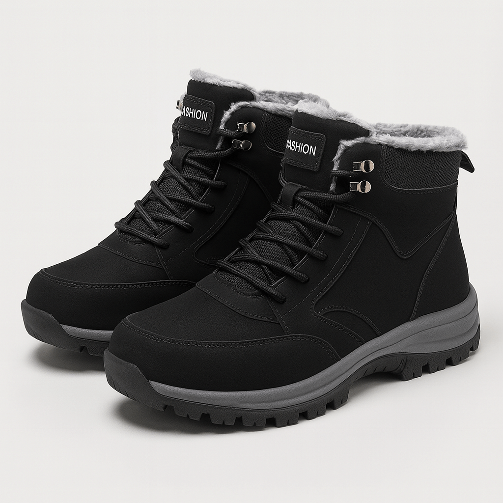 Soviska | Ocieplone buty trekkingowe-Buty trekkingowe-Soviska-Bordowy-36-Soviska