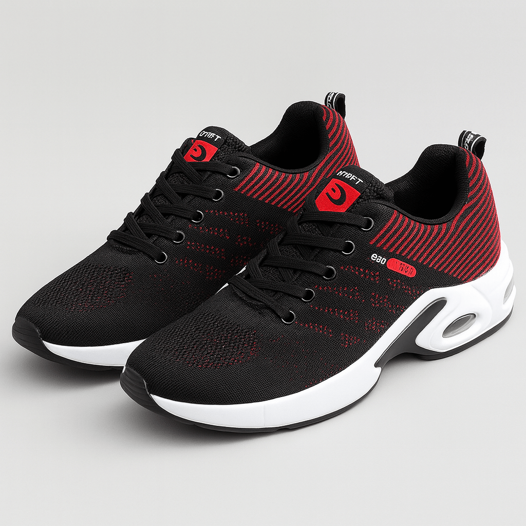 Soviska | Oddychająca siateczka sportowe buty-Buty sportowe-Soviska-Czerwony-39-Soviska