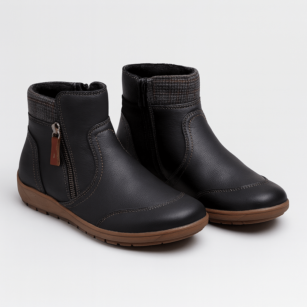 Soviska | Oddychające buty z zamkiem-Obuwie-Soviska-Brązowy-35-Soviska