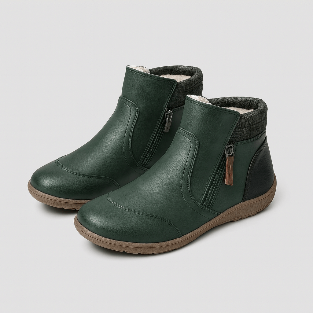 Soviska | Oddychające buty z zamkiem-Obuwie-Soviska-Brązowy-35-Soviska