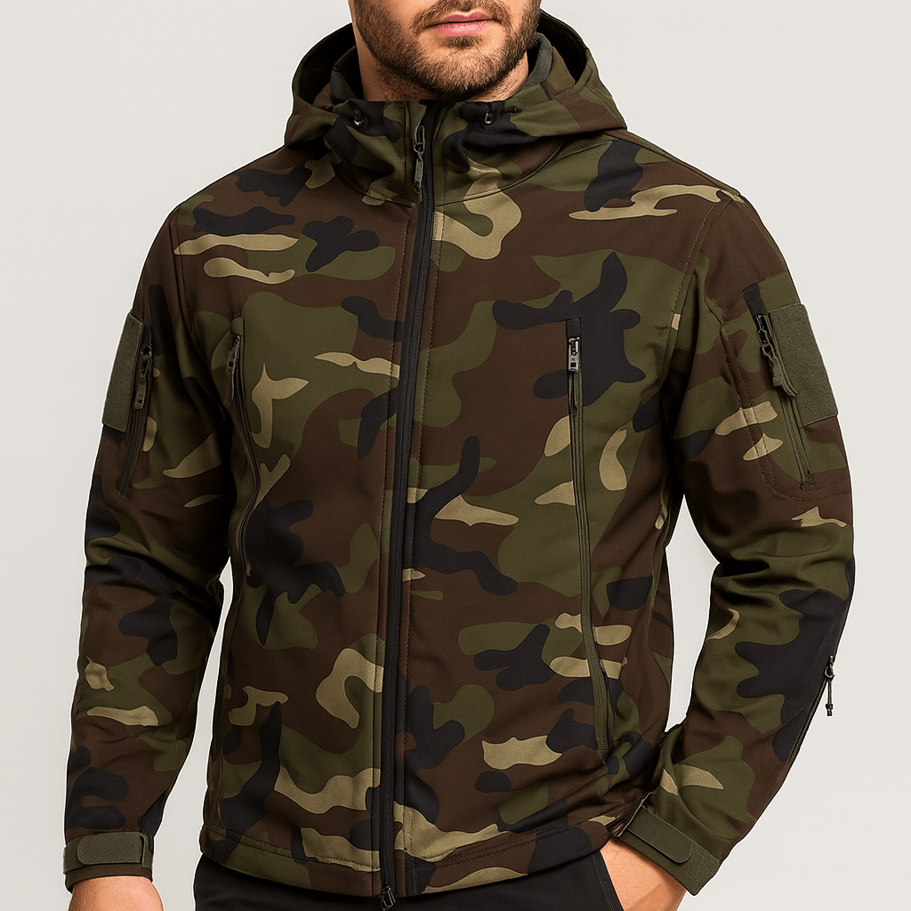 Soviska | Odporna kurtka taktyczna z kapturem-Kurtki taktyczne-Soviska-Zielony-XXS-Soviska