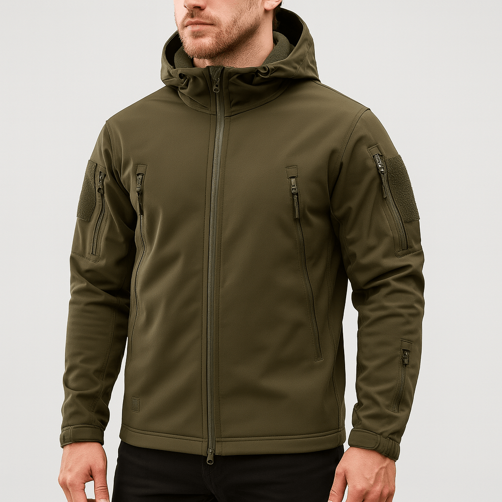 Soviska | Odporna kurtka taktyczna z kapturem-Kurtki taktyczne-Soviska-Zielony-XXS-Soviska