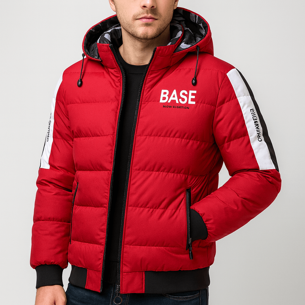 Soviska | Pikowana kurtka puchowa z kapturem-Kurtki-Soviska-Żółty-M-Soviska