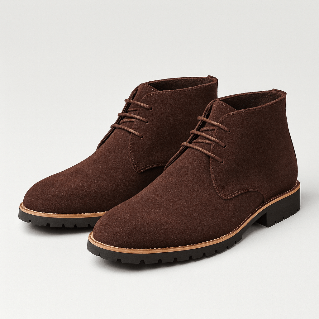 Soviska | Skórzane botki o wsuwanej konstrukcji-Kozaki-Soviska-Czarny-38-Soviska