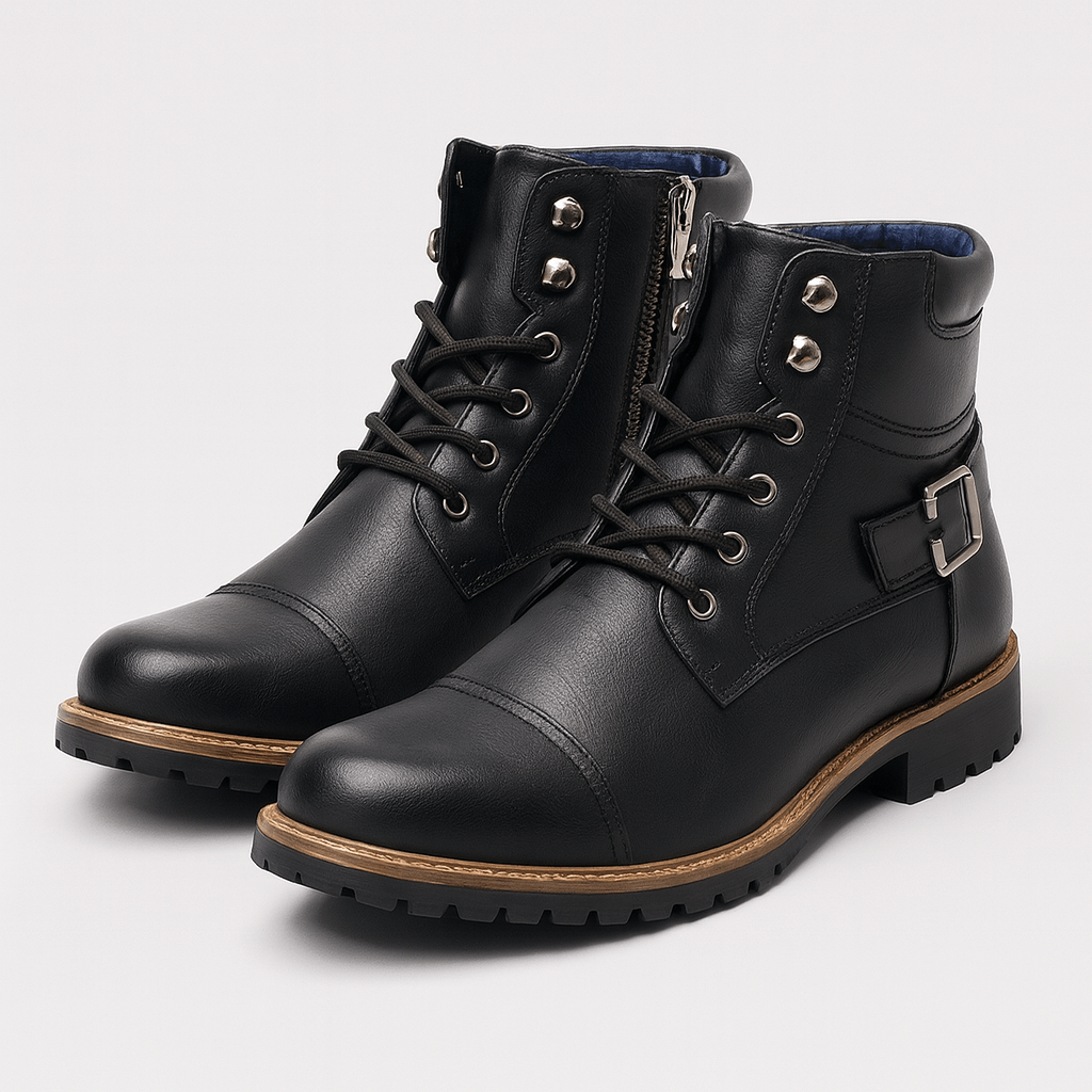 Soviska | Skórzane buty motocyklowe-Buty motocyklowe-Soviska-Czarny-38-Soviska