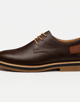 Soviska | Skórzane półbuty z klasycznym designem-Buty wizytowe-Soviska-Brązowy-39-Soviska