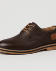Soviska | Skórzane półbuty z klasycznym designem-Buty wizytowe-Soviska-Brązowy-39-Soviska