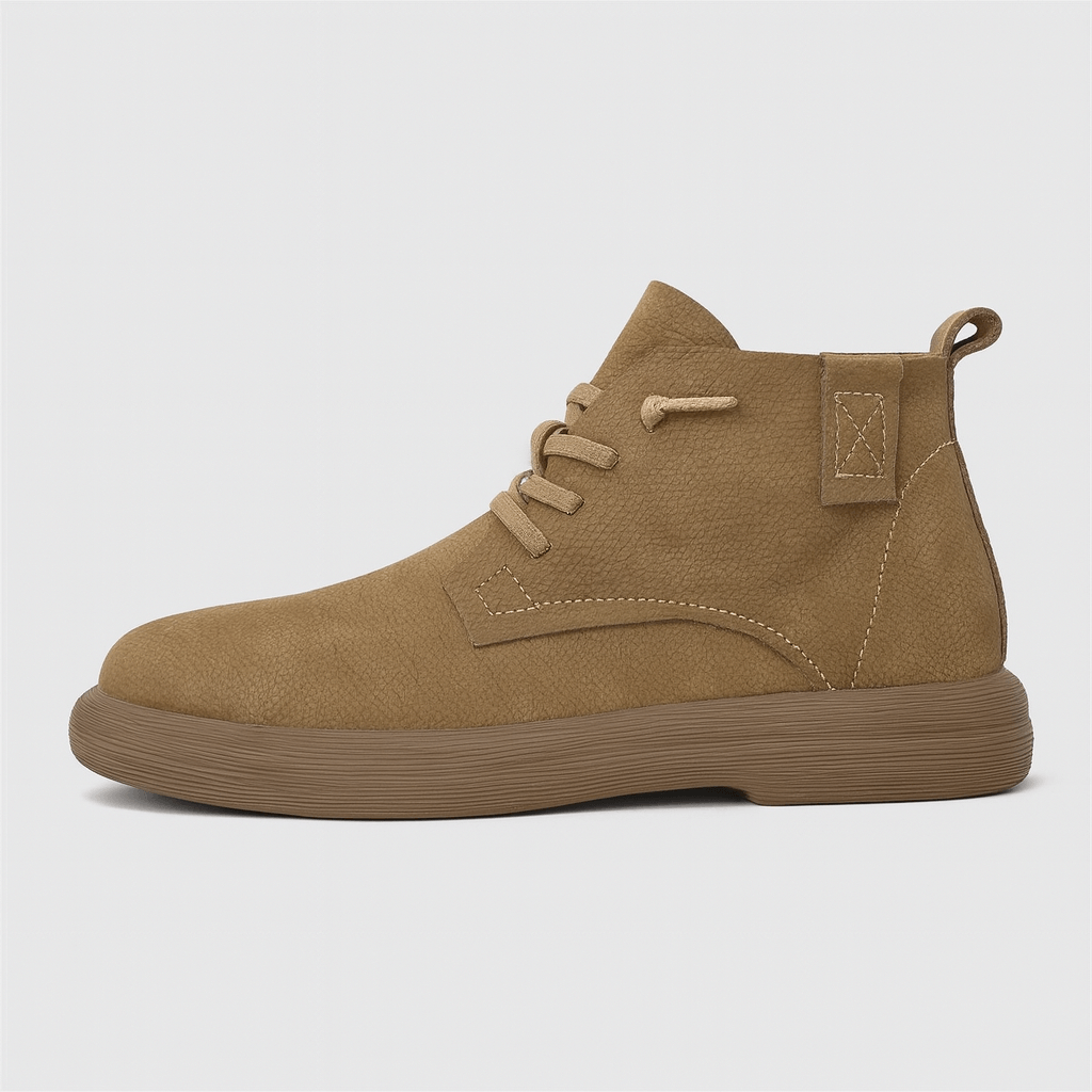 Soviska | Stylowe botki sznurowane-Buty-Soviska-Khaki-38-Soviska