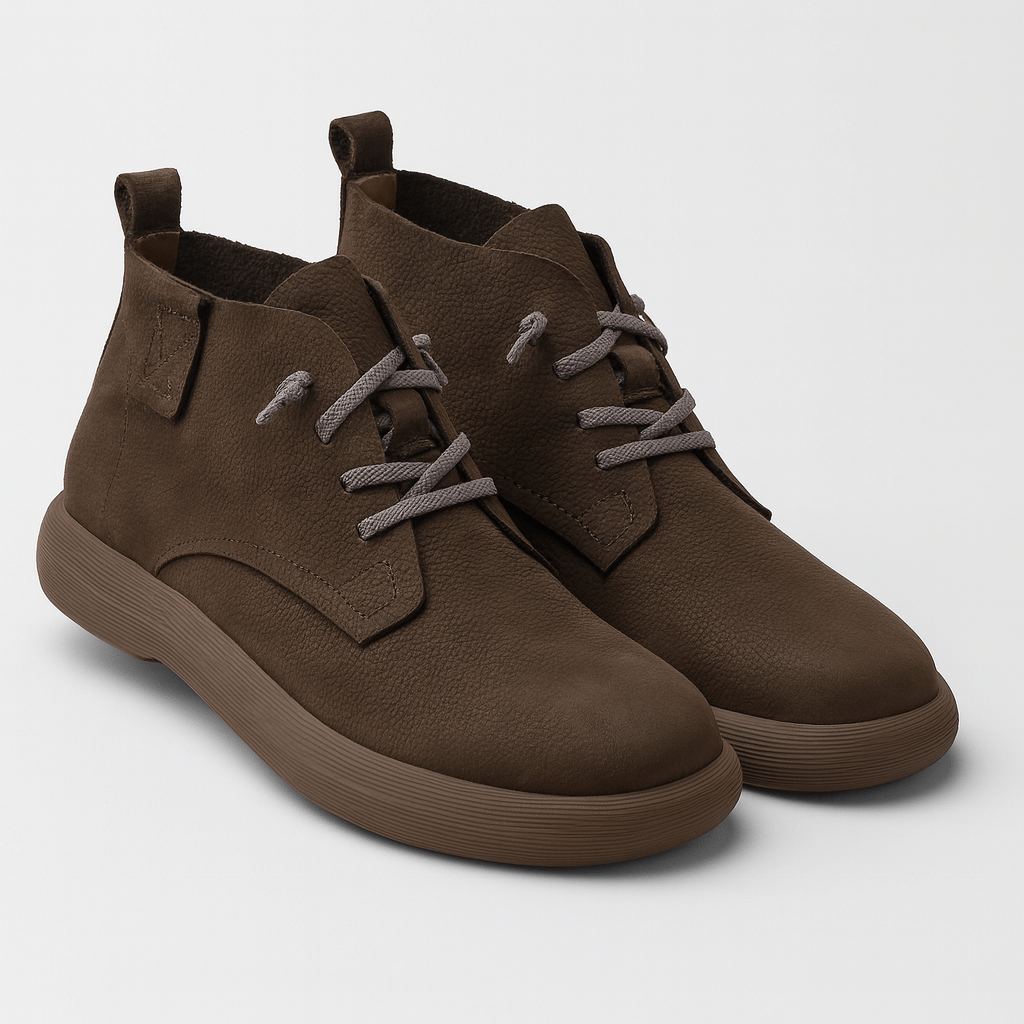 Soviska | Stylowe botki sznurowane-Buty-Soviska-Khaki-38-Soviska