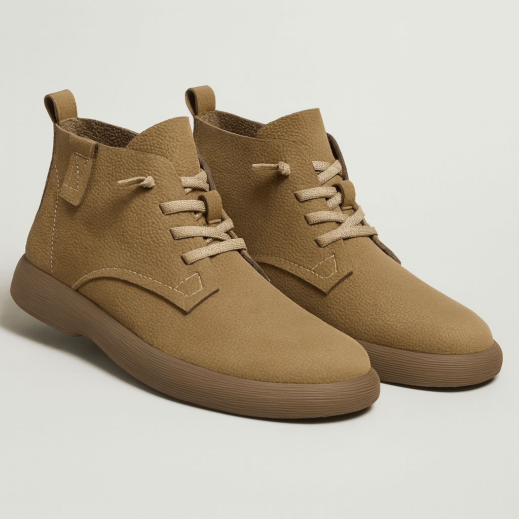 Soviska | Stylowe botki sznurowane-Buty-Soviska-Khaki-38-Soviska