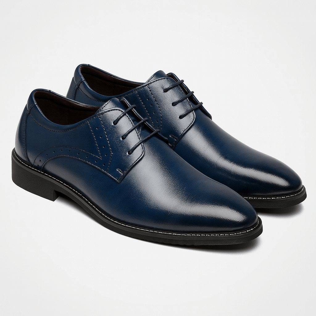 Soviska | Sznurowane buty z akcentami brogue-Buty męskie-Soviska-Czarny-38-Soviska