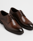 Soviska | Sznurowane buty z akcentami brogue-Buty męskie-Soviska-Czarny-38-Soviska