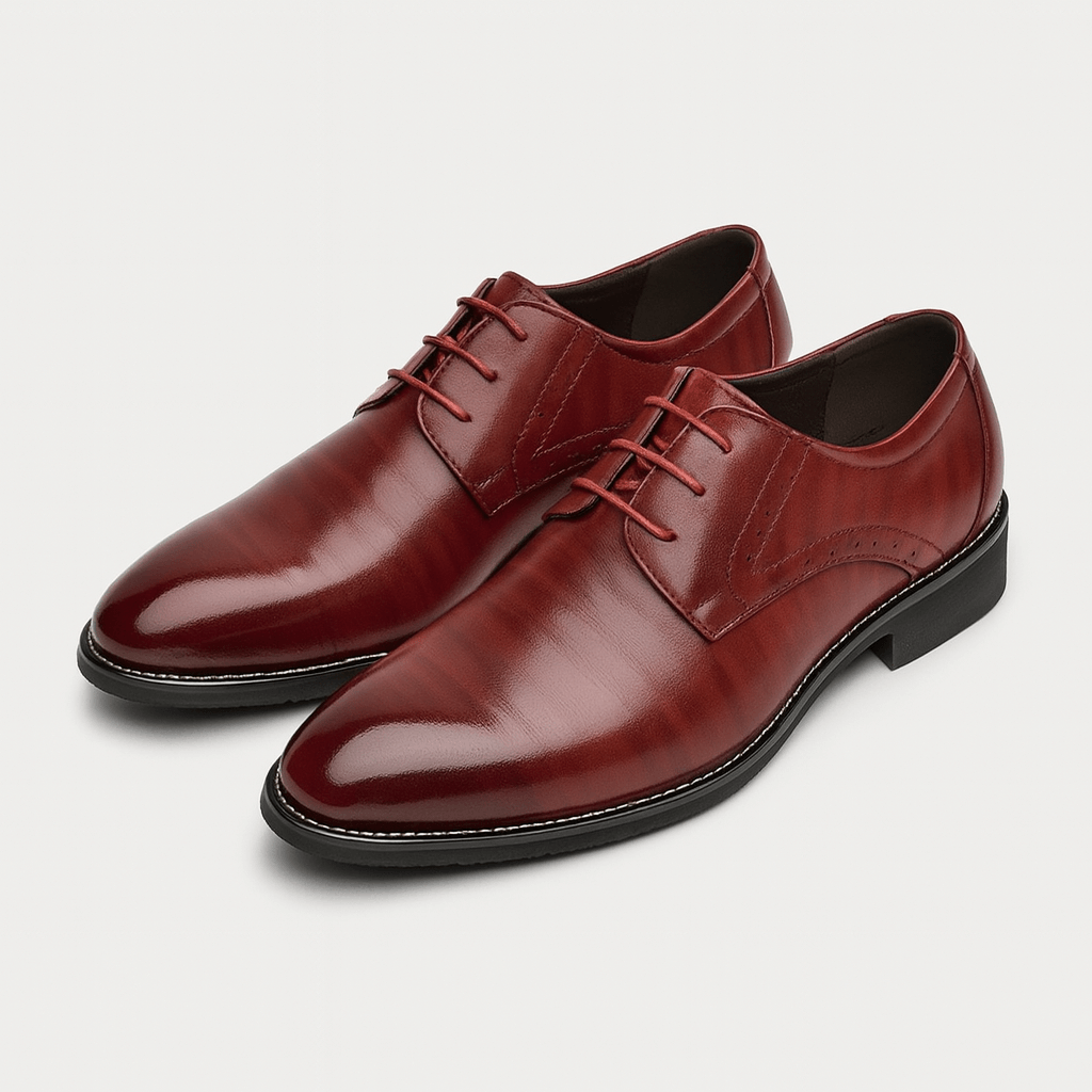 Soviska | Sznurowane buty z akcentami brogue-Buty męskie-Soviska-Czarny-38-Soviska