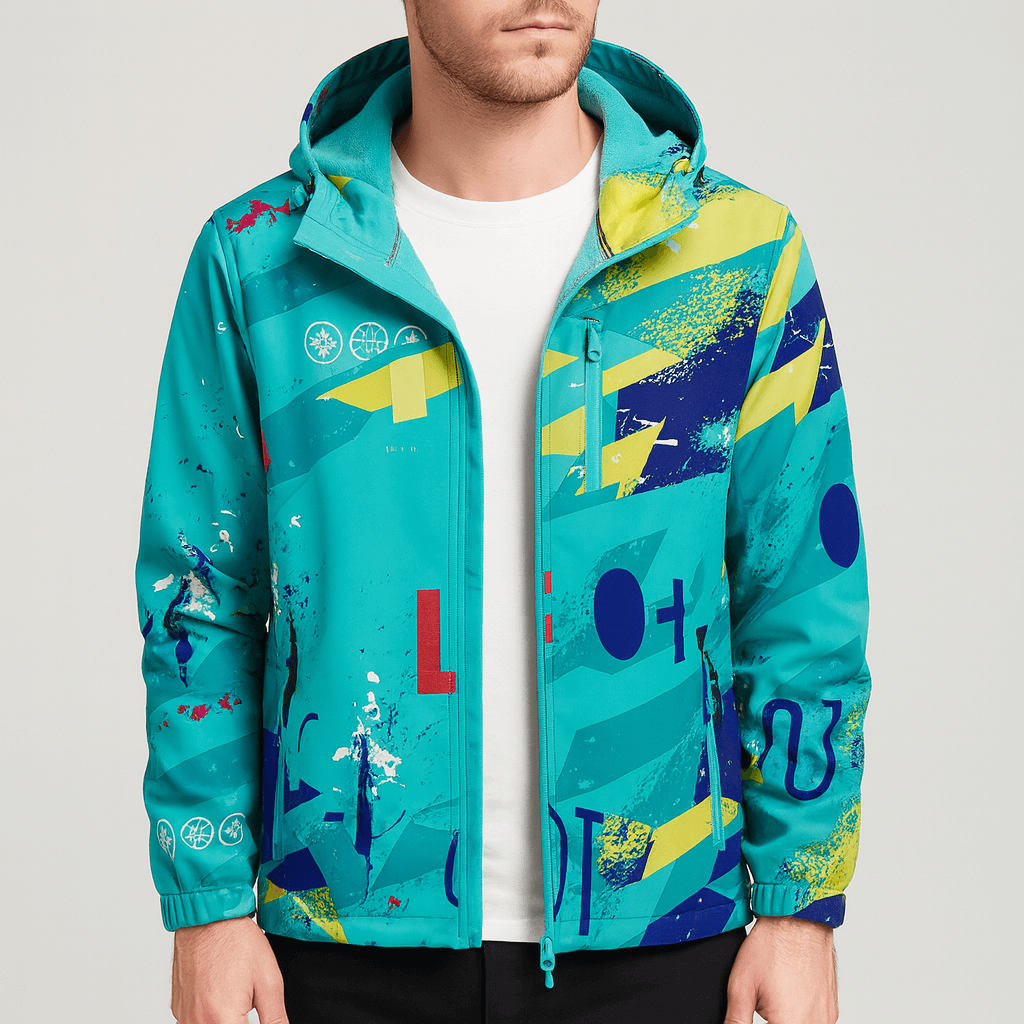 Soviska | Wiatroodporna kurtka softshell z kapturem-Kurtki softshell-Soviska-Różowy-L-Soviska