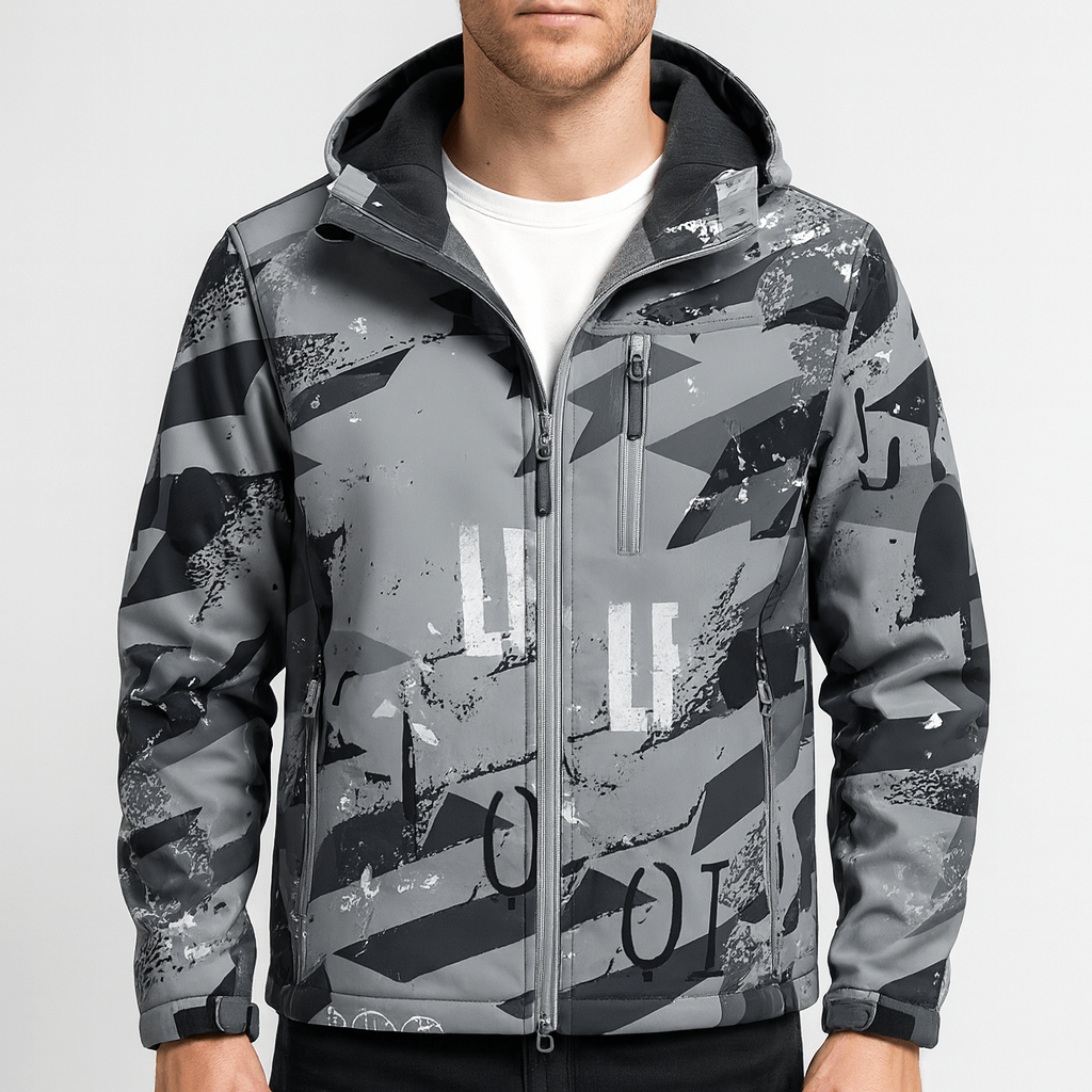 Soviska | Wiatroodporna kurtka softshell z kapturem-Kurtki softshell-Soviska-Różowy-L-Soviska