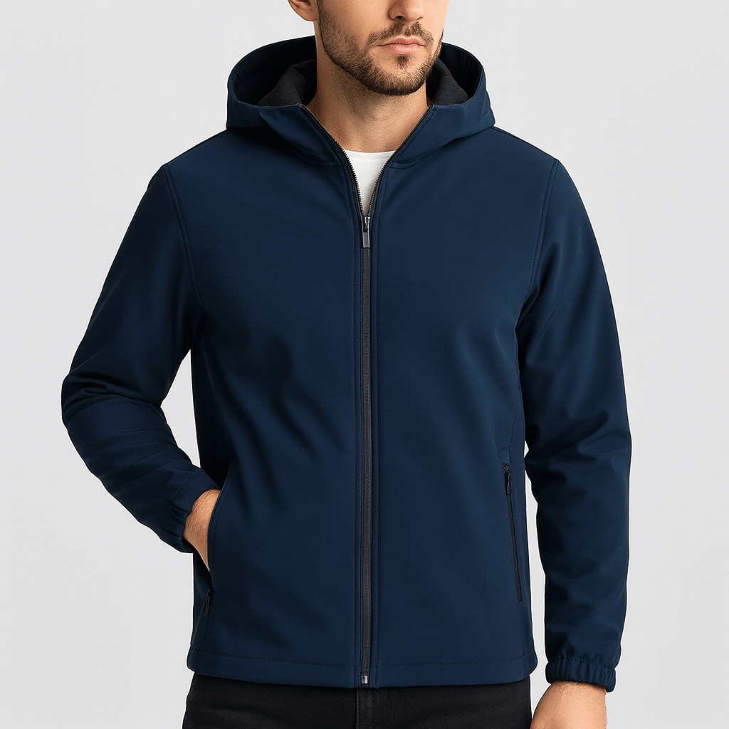 Soviska | Wodoodporna kurtka przejściowa z kapturem-Kurtki-Soviska-Brązowy-S-Soviska