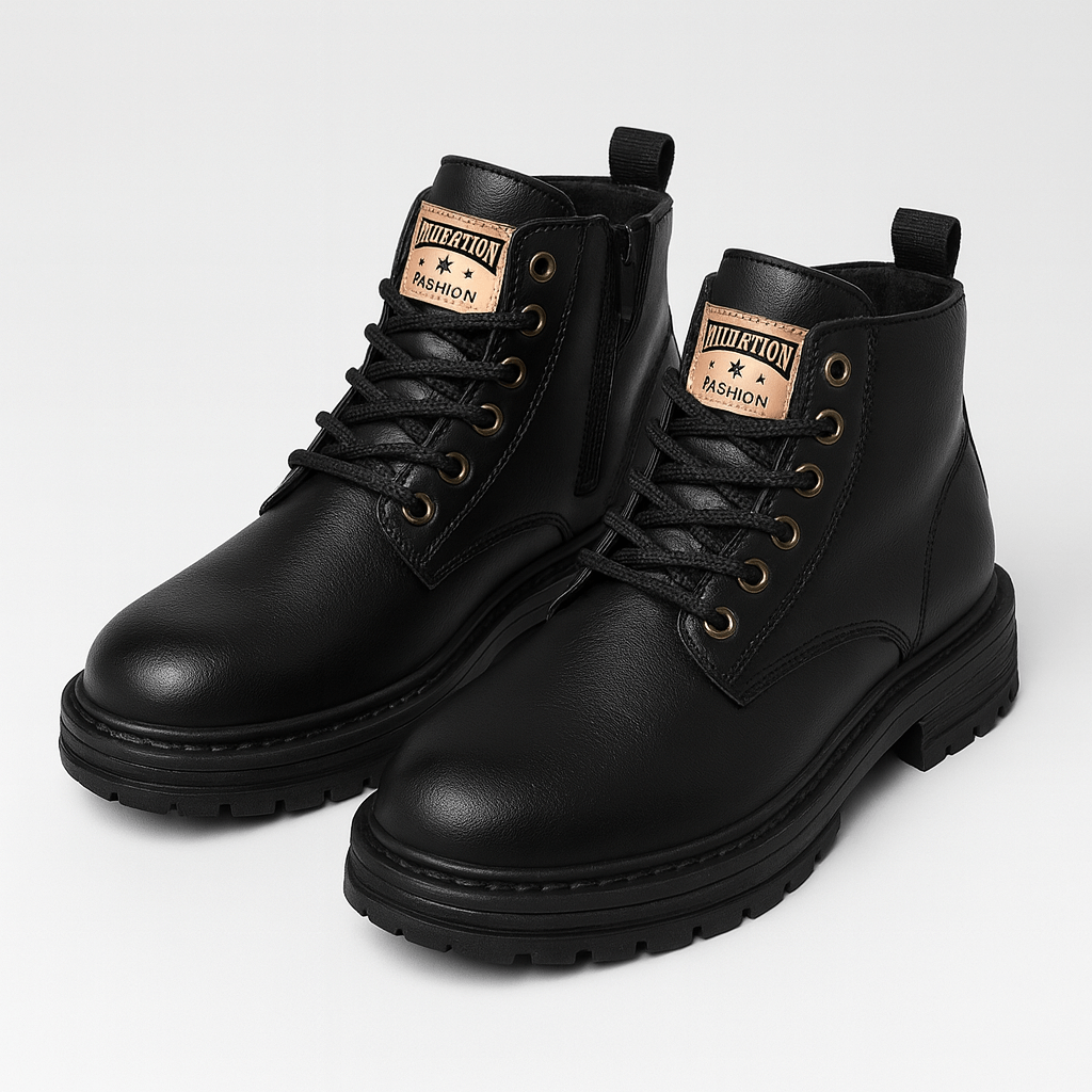 Soviska | Wodoodporne izolowane buty zimowe-Kozaki zimowe-Soviska-Czarny-6-Soviska