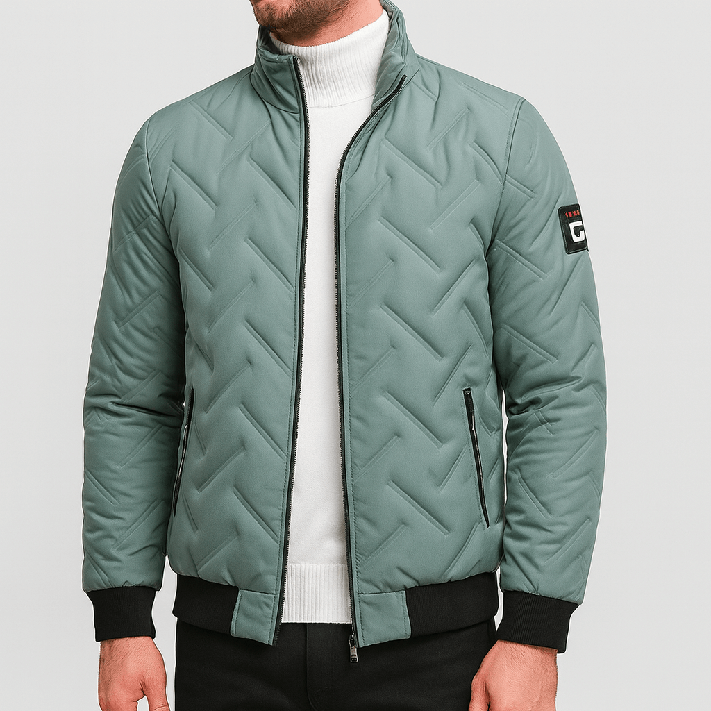 Soviska | Wygodna wiosenna kurtka z wysokiej jakości materiału-Kurtki-Soviska-Zielony-M-Soviska