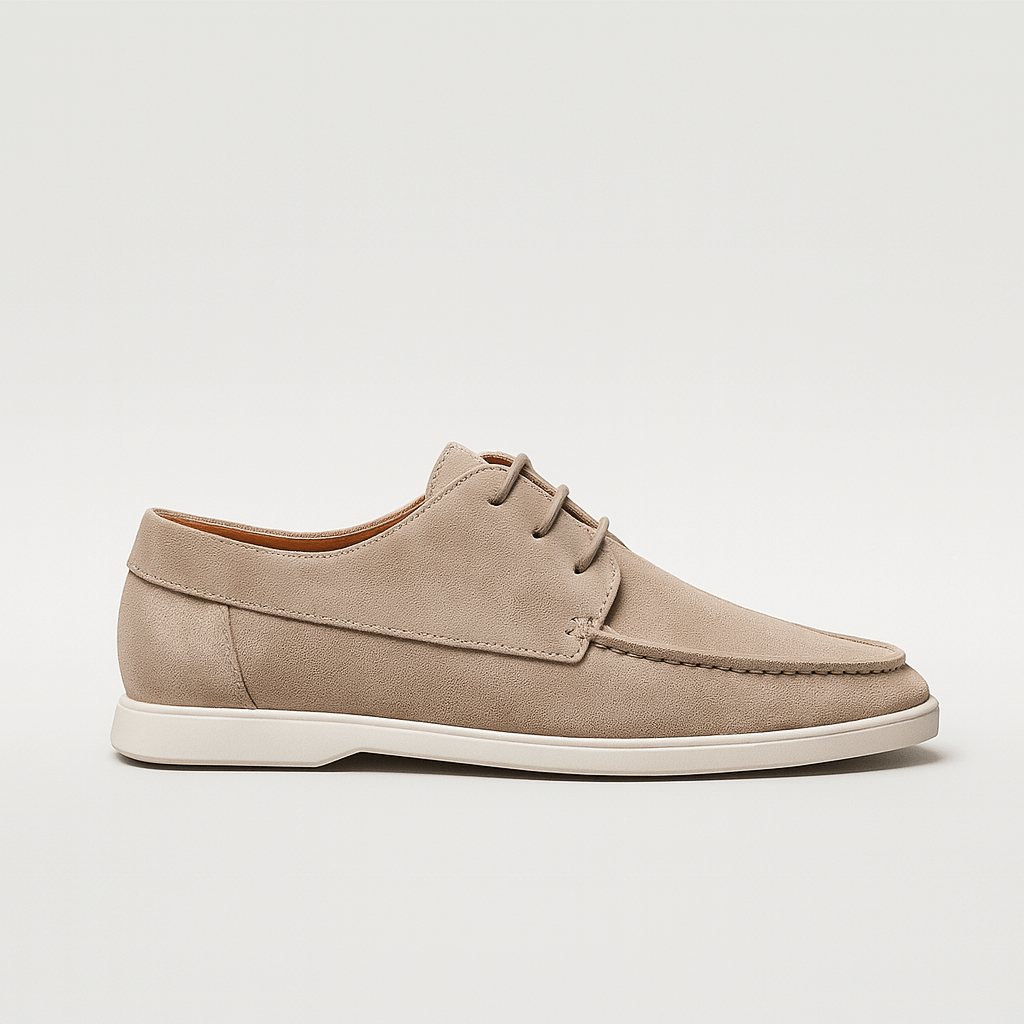 Soviska | Zamszowe mokasyny z elastyczną podeszwą-Mokasyny i buty wsuwane-Soviska-Beżowy-6-Soviska