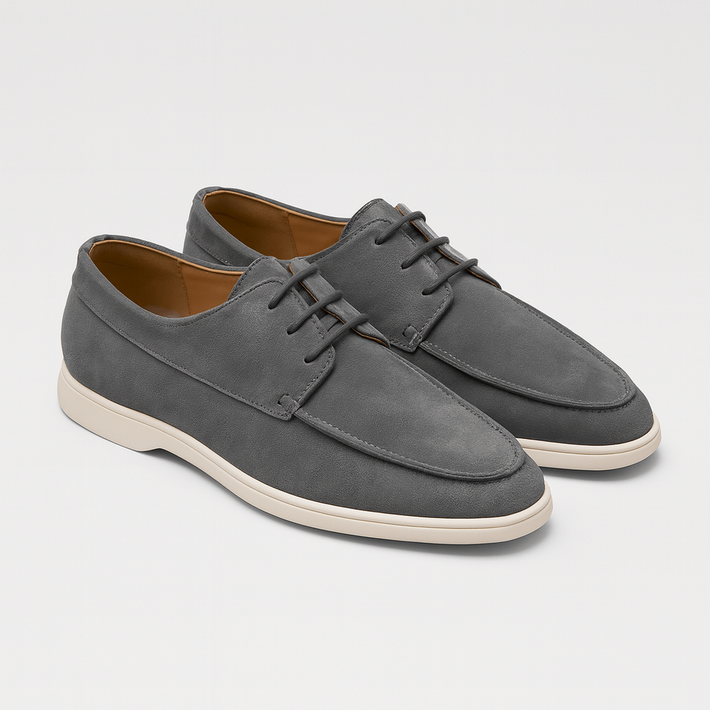 Soviska | Zamszowe mokasyny z elastyczną podeszwą-Mokasyny i buty wsuwane-Soviska-Beżowy-6-Soviska